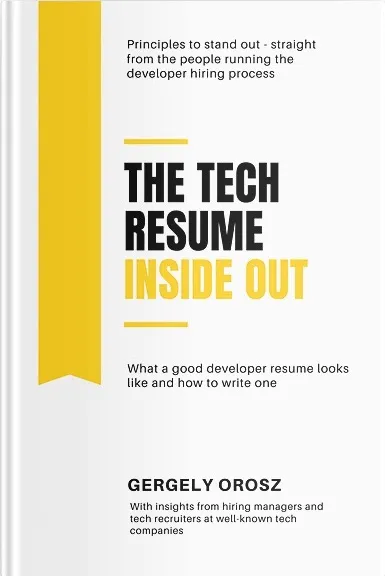 Cover of Tech Resume Inside Out