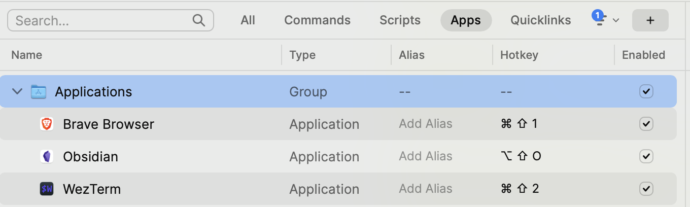 Raycast Apps